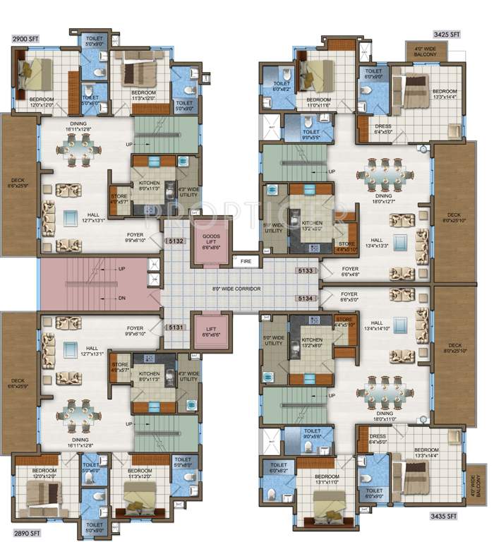  woodwinds Images for Cluster Plan of DSR Woodwinds
