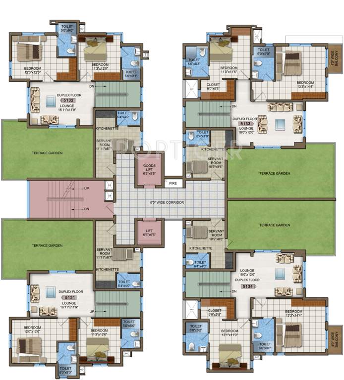  woodwinds Images for Cluster Plan of DSR Woodwinds