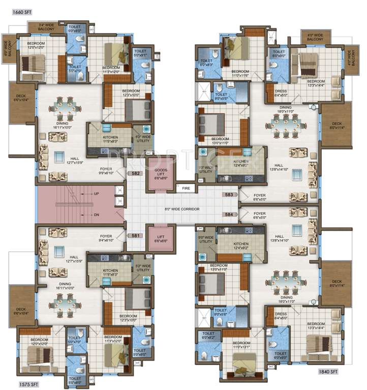  woodwinds Images for Cluster Plan of DSR Woodwinds