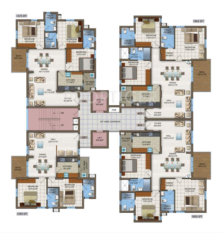  woodwinds Images for Cluster Plan of DSR Woodwinds