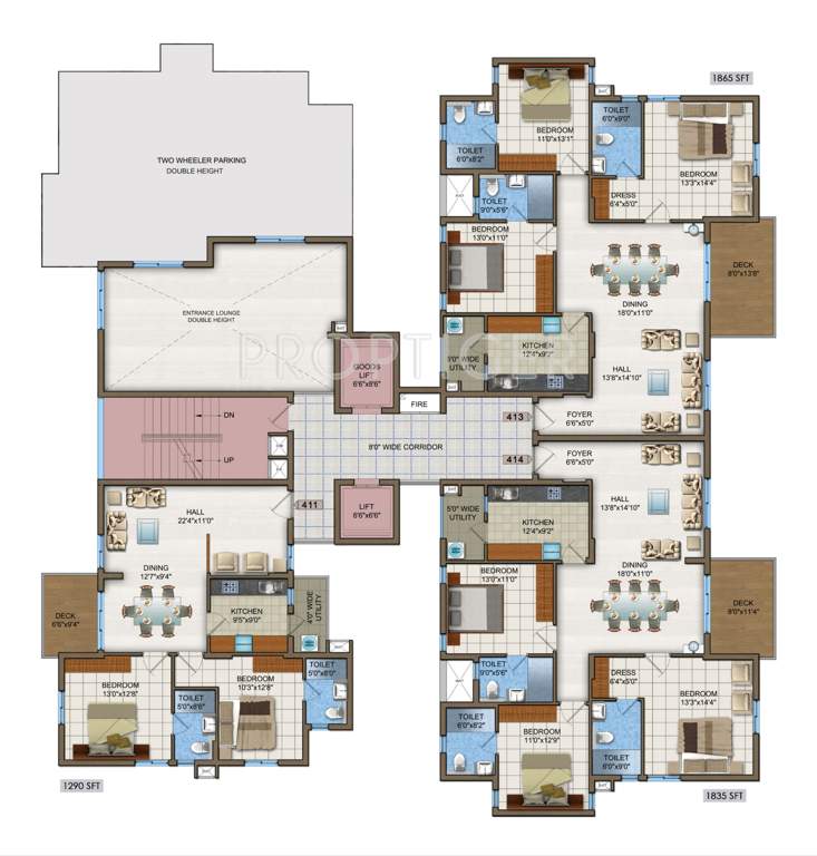  woodwinds Images for Cluster Plan of DSR Woodwinds