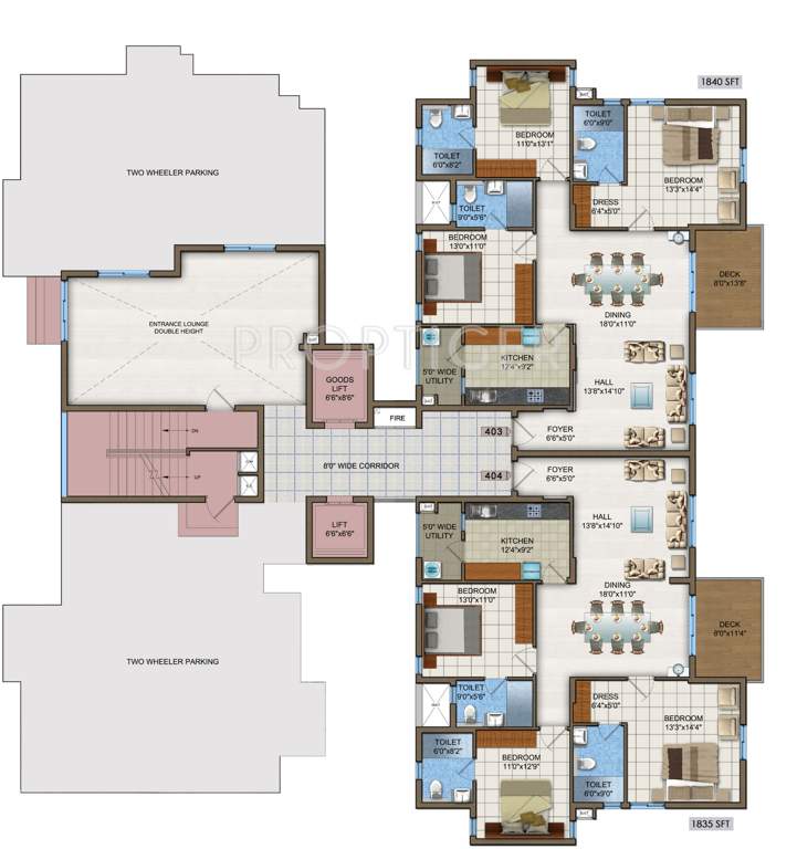  woodwinds Images for Cluster Plan of DSR Woodwinds