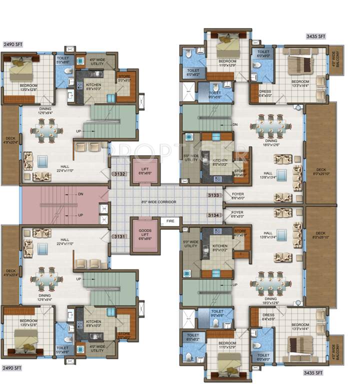  woodwinds Images for Cluster Plan of DSR Woodwinds