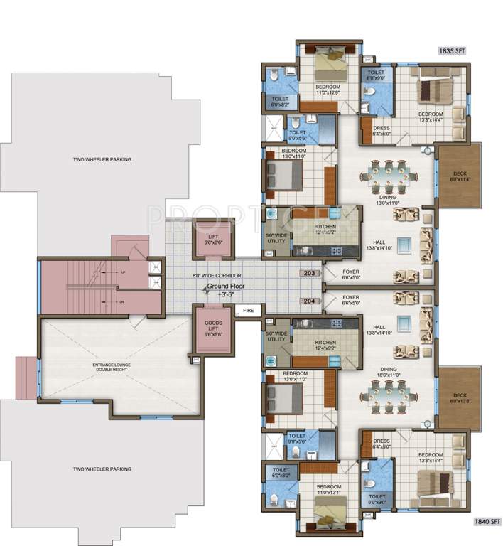  woodwinds Images for Cluster Plan of DSR Woodwinds