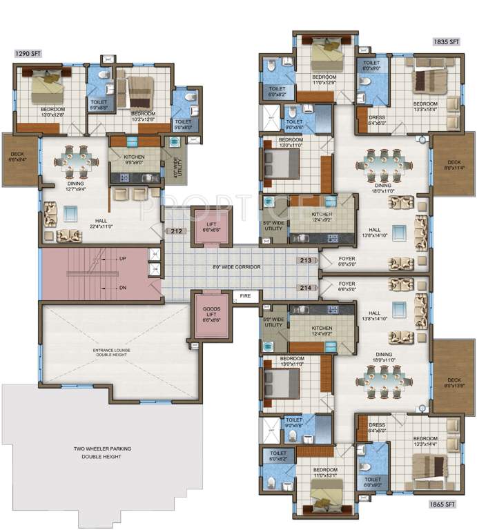  woodwinds Images for Cluster Plan of DSR Woodwinds