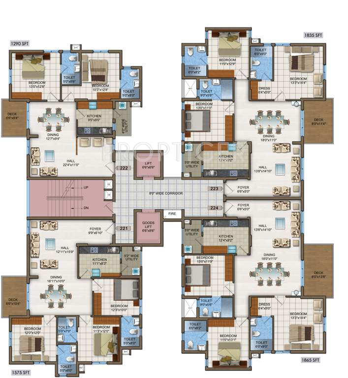  woodwinds Images for Cluster Plan of DSR Woodwinds