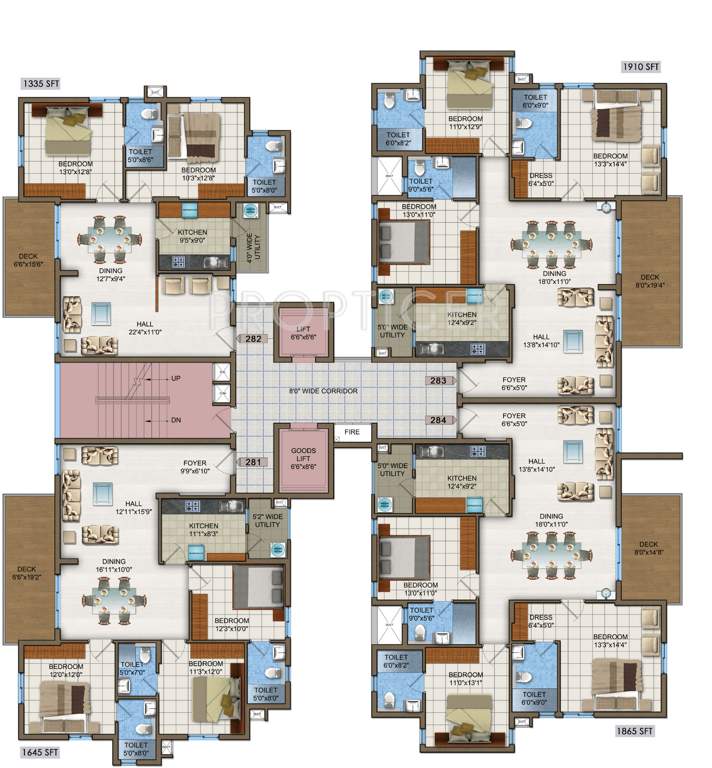  woodwinds Images for Cluster Plan of DSR Woodwinds