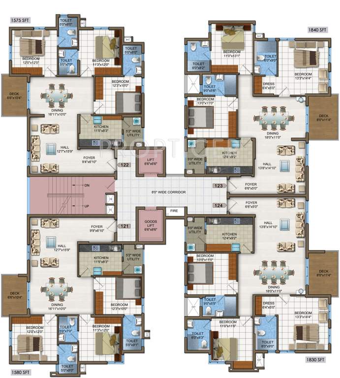 woodwinds Images for Cluster Plan of DSR Woodwinds