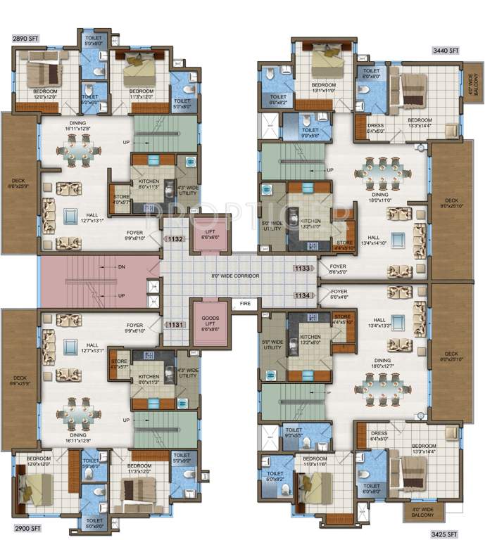  woodwinds Images for Cluster Plan of DSR Woodwinds
