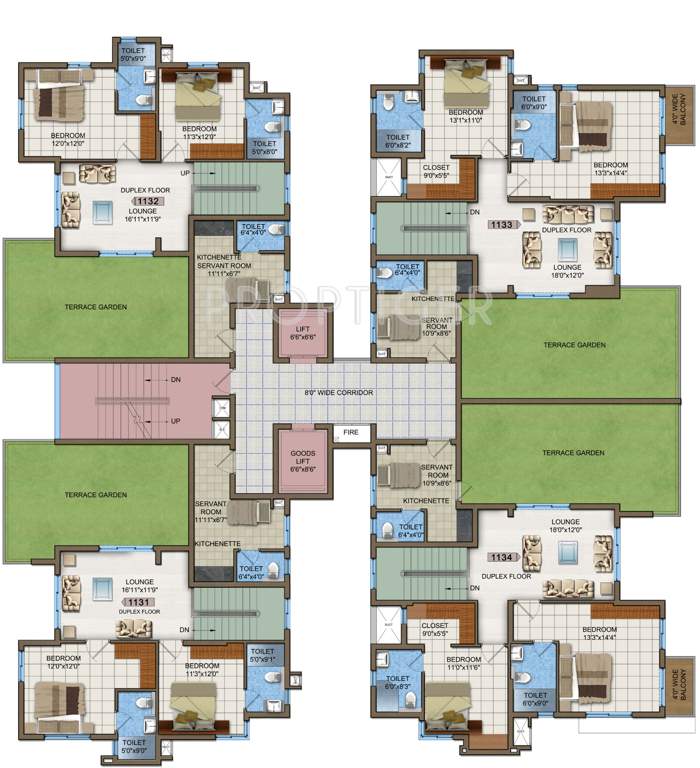  woodwinds Images for Cluster Plan of DSR Woodwinds