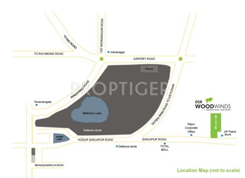  woodwinds Images for Location Plan of DSR Woodwinds