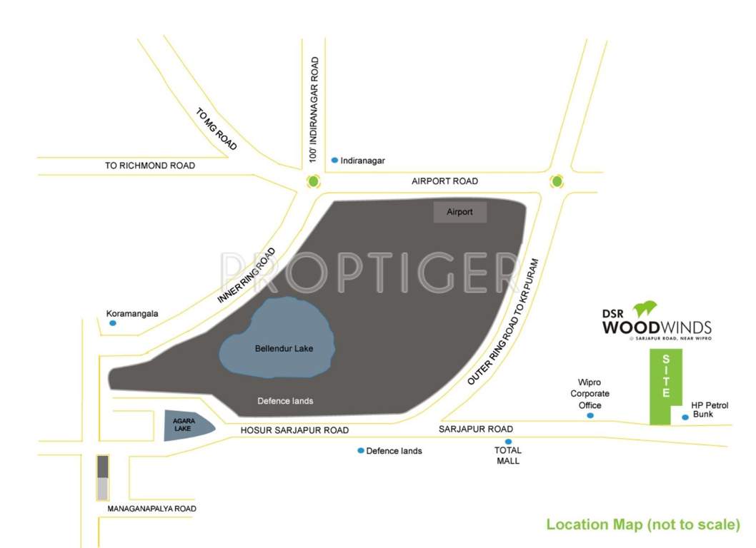  woodwinds Images for Location Plan of DSR Woodwinds