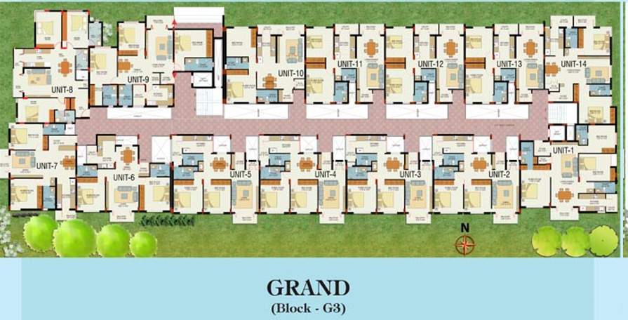 chourasia manor phase 2 Images for Cluster Plan of VKC Chourasia Manor Phase 2