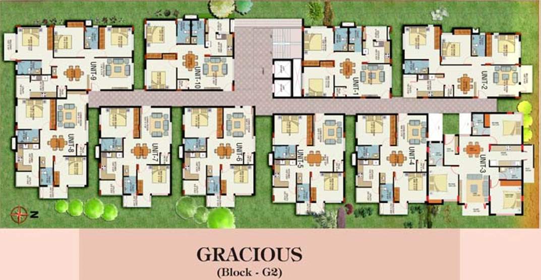 chourasia manor phase 2 Images for Cluster Plan of VKC Chourasia Manor Phase 2