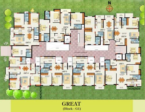  chourasia-manor-phase-2 Images for Cluster Plan of VKC Chourasia Manor Phase 2