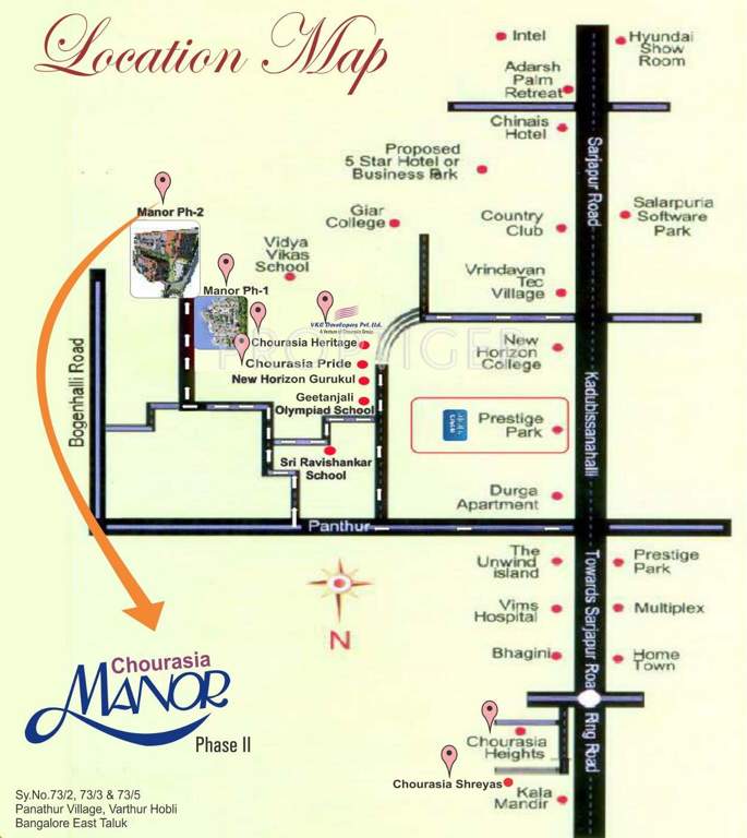 chourasia manor phase 2 Images for Location Plan of VKC Chourasia Manor Phase 2