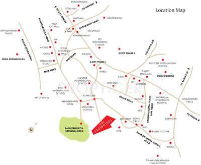  crosswinds Images for Location Plan of Pride Crosswinds