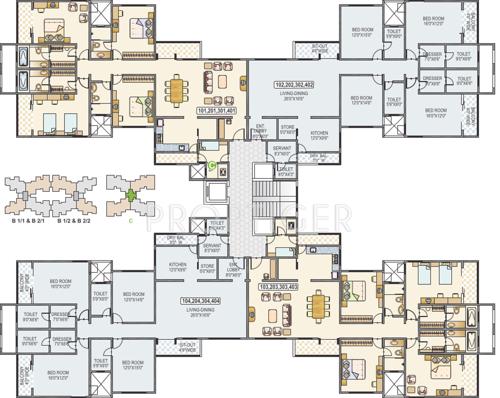 Images for Cluster Plan of Kolte Patil Green Groves green-groves Images for Cluster Plan of Kolte Patil Green Groves