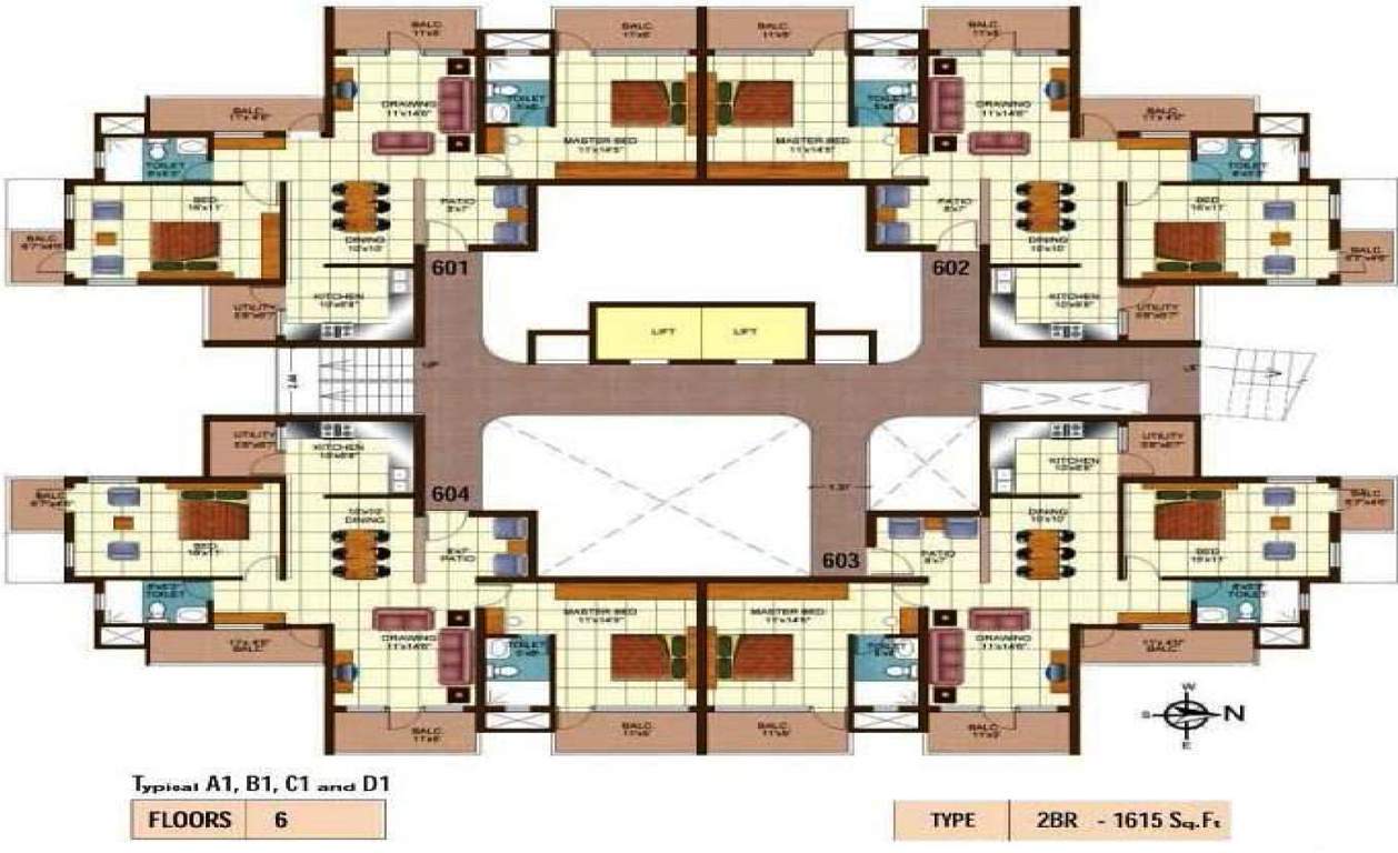  golden palms Images for Cluster Plan of Golden Golden Palms