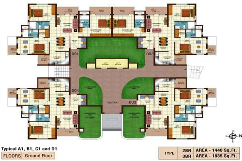 Images for Cluster Plan of Golden Golden Palms golden-palms Images for Cluster Plan of Golden Golden Palms