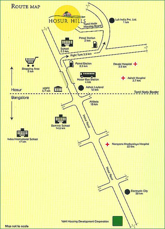 hosur hills Images for Location Plan of Vakil Hosur Hills