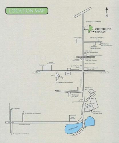  smaran Images for Location Plan of Chaithanya Smaran
