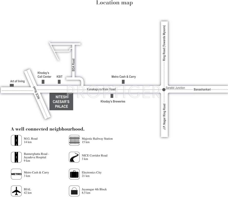 caesars palace Images for Location Plan of Nitesh Caesars Palace