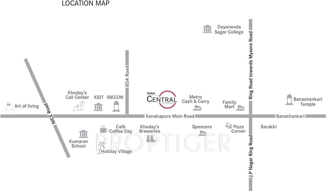  central Images for Location Plan of Century Central