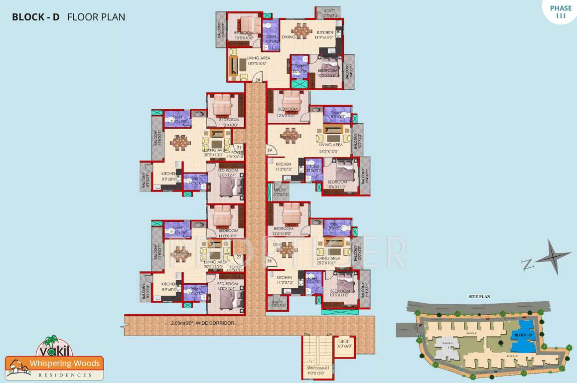 Images for Cluster Plan of Vakil Whispering Woods Residences