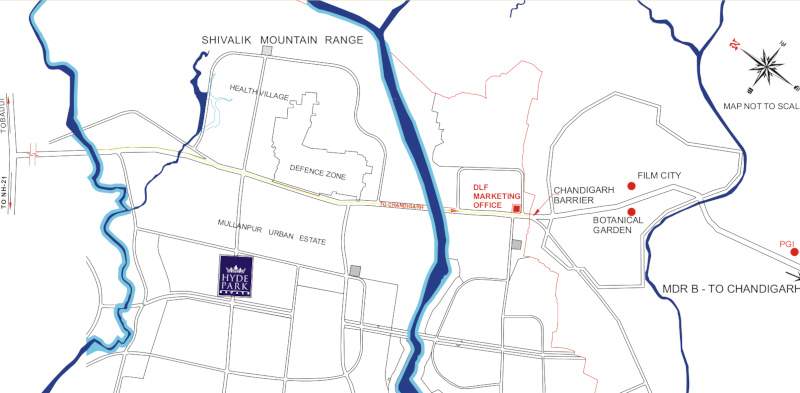  hyde park Images for Location Plan of DLF Hyde Park