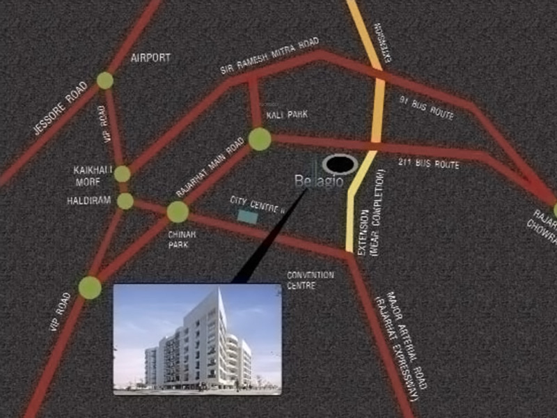 team taurus bellagio Location Plan