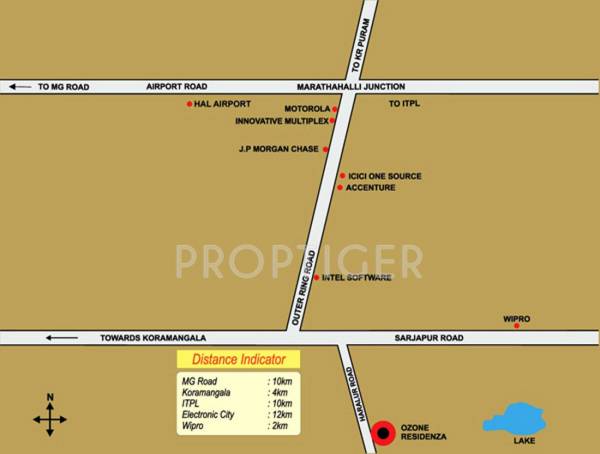 Images for Location Plan of Ozone Group Residenza