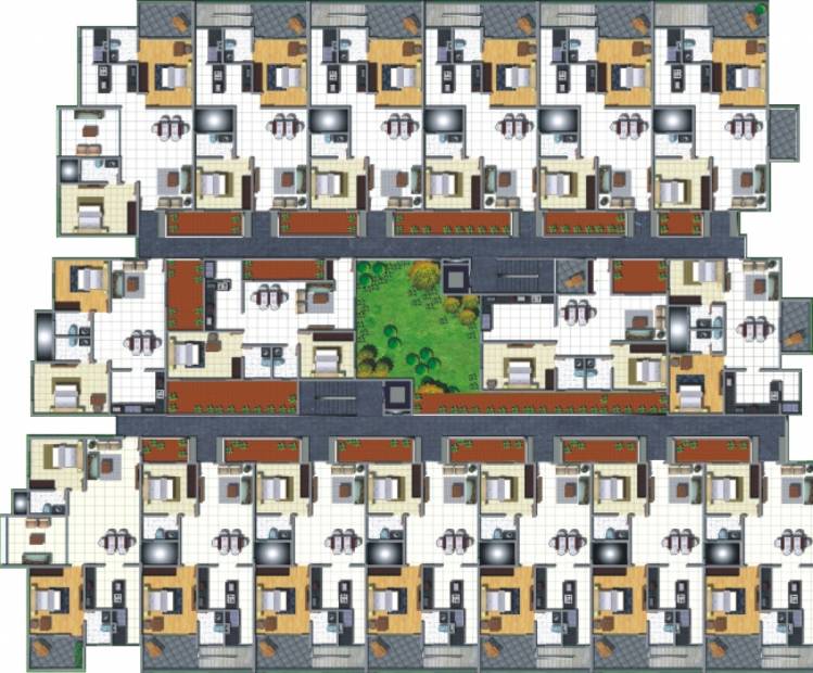  sai-poorna-high-end Images for Cluster Plan of Srinivasa Sai Poorna High End