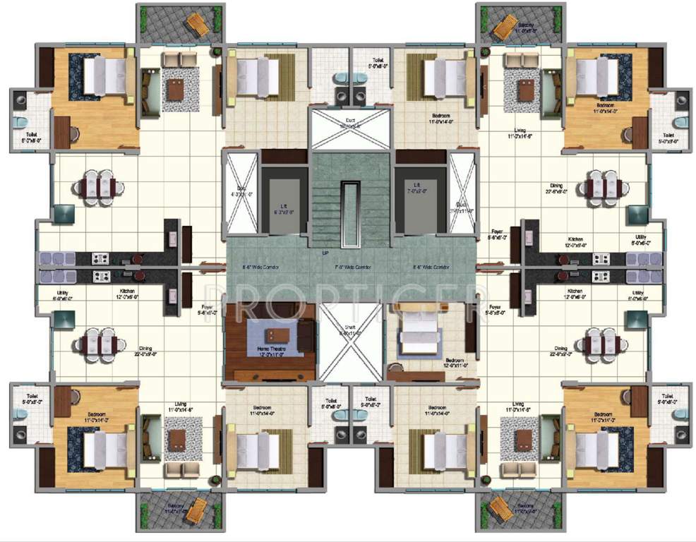 sai poorna premier Images for Cluster Plan of Srinivasa Sai Poorna Premier