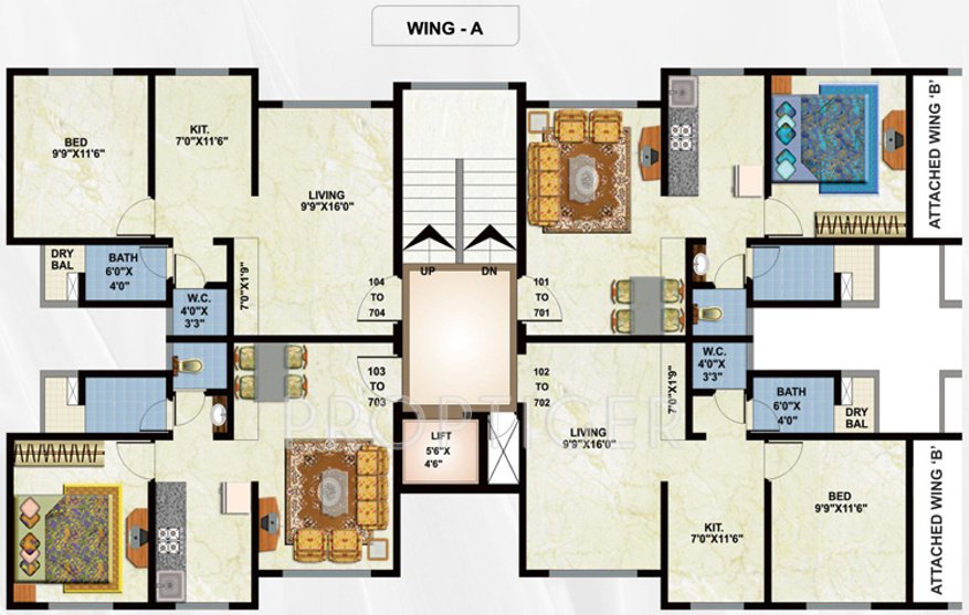 Images for Cluster Plan of Rajhans Seasons