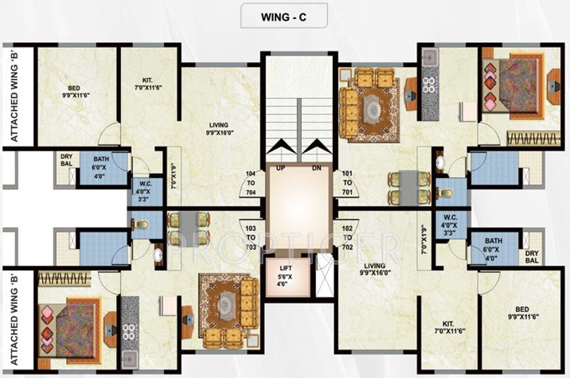 Images for Cluster Plan of Rajhans Seasons