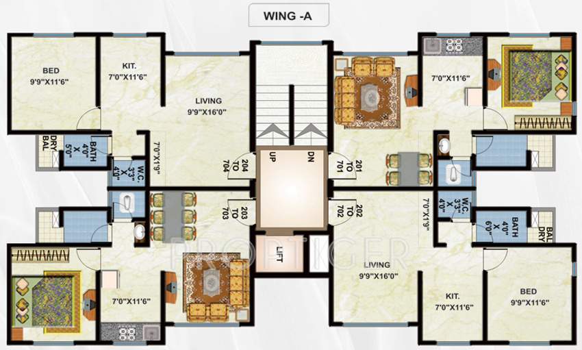 Images for Cluster Plan of Rajhans Seasons