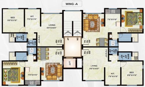 Images for Cluster Plan of Rajhans Seasons Images for Cluster Plan of Rajhans Seasons