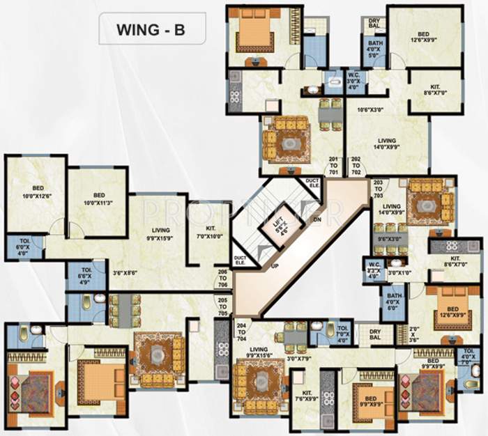 Images for Cluster Plan of Rajhans Seasons
