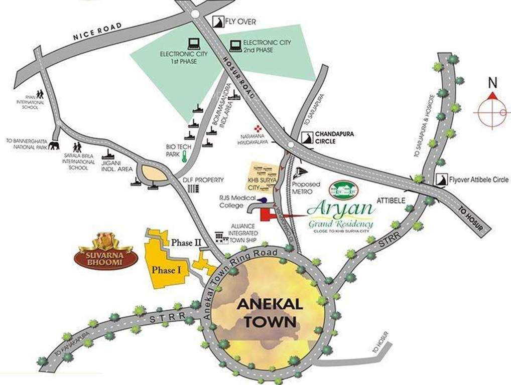 Images for Location Plan of Aryan Grand Residency