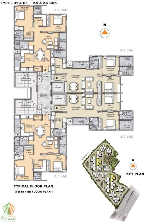 Images for Cluster Plan of Olympia Grande