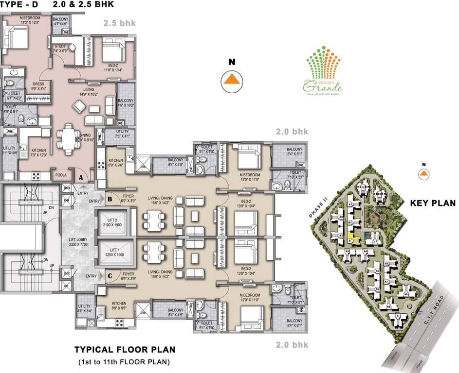 Images for Cluster Plan of Olympia Grande
