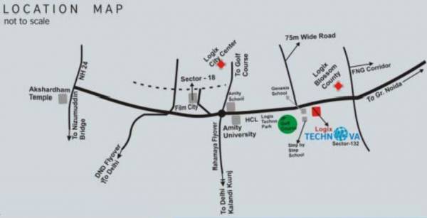 Images for Location Plan of Logix Technova Images for Location Plan of Logix Technova