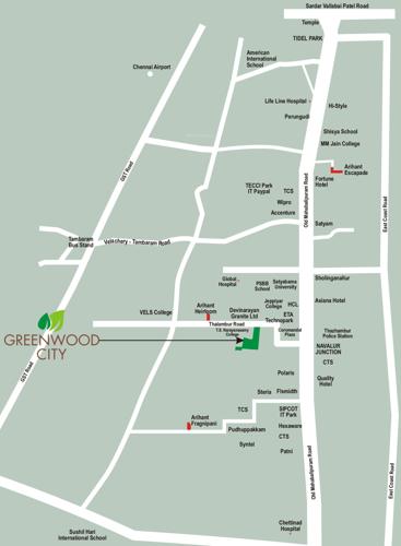 Images for Location Plan of Arihant Greenwood City