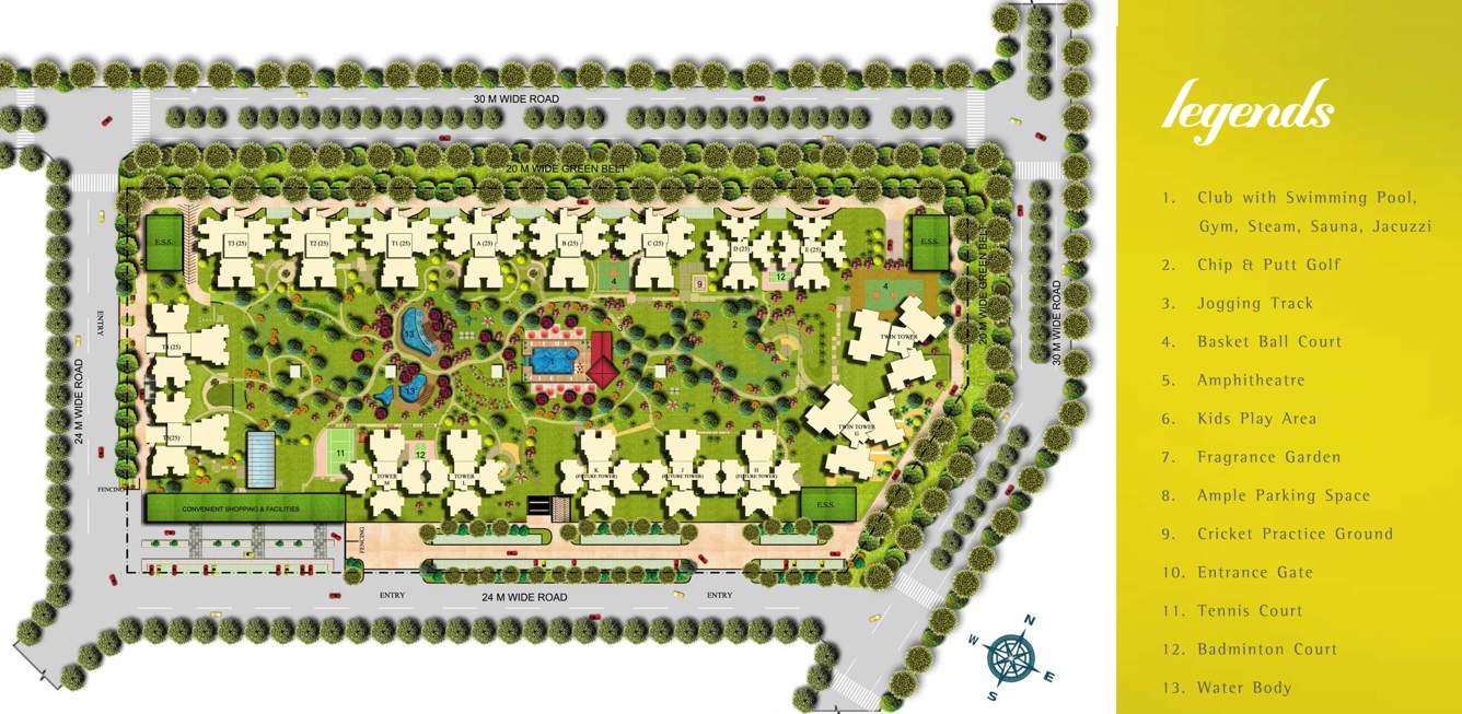  the aranya Images for Layout Plan of Unnati The Aranya