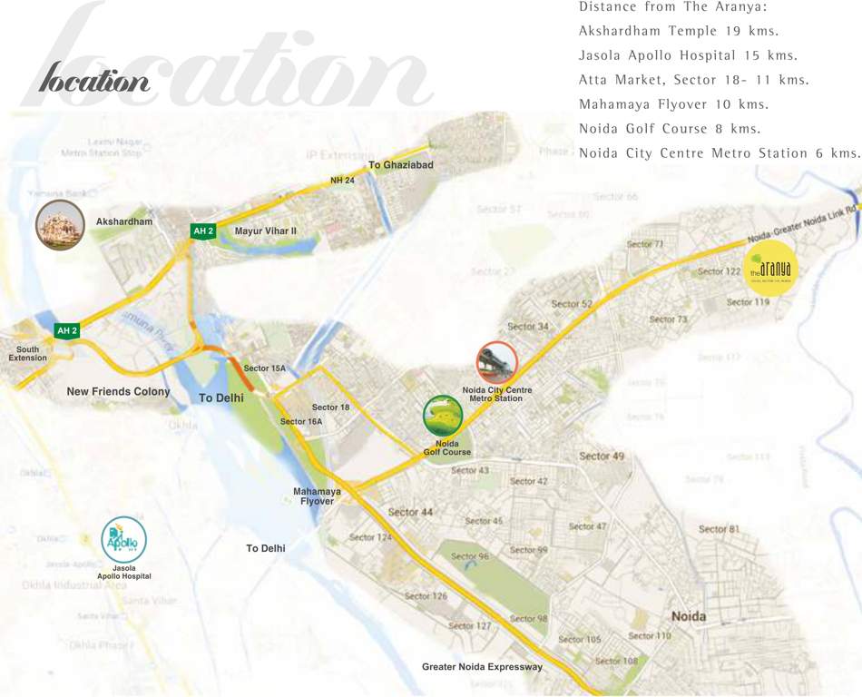  the aranya Images for Location Plan of Unnati The Aranya