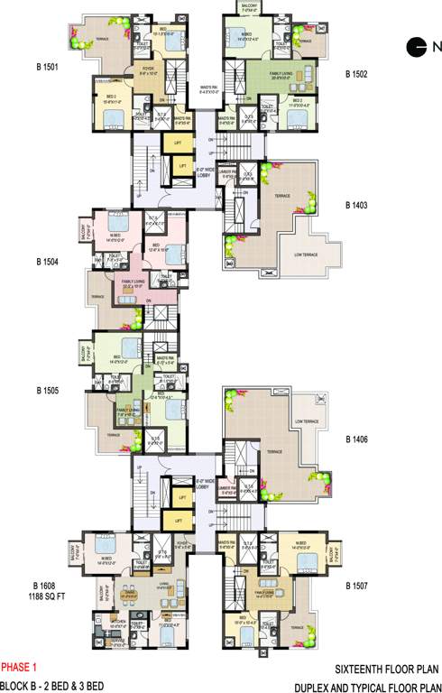  savithanjali Wing C1 Cluster Plan
