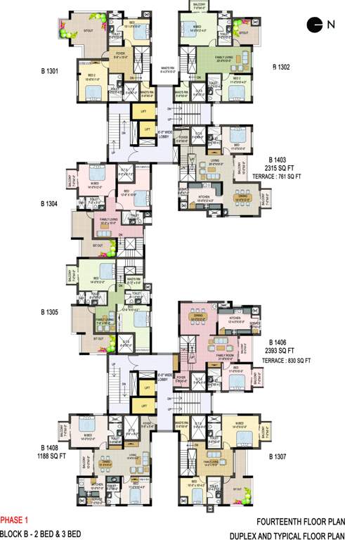  savithanjali Wing C1 Cluster Plan