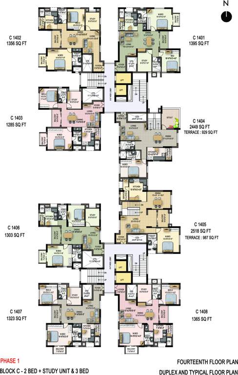  savithanjali Wing C1 Cluster Plan