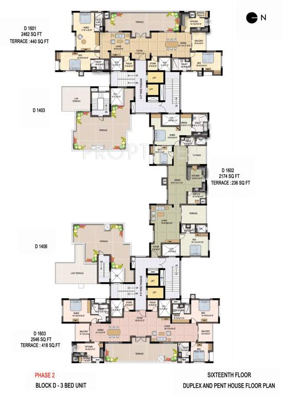  savithanjali Wing C1 Cluster Plan